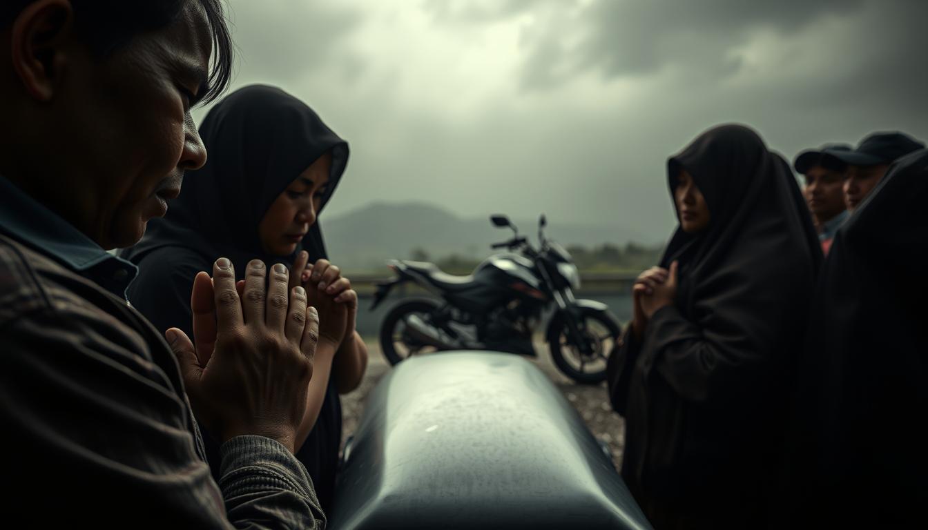 Tangis Orangtua, Sepeda Motor Dikubur bersama Jenazah Siswa SMA di Rote Ndao