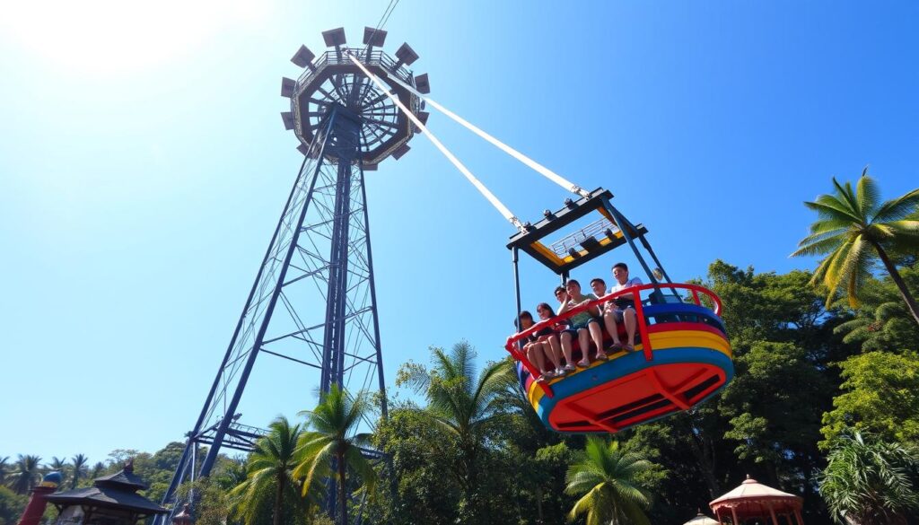 Wahana 360° Pendulum Jatim Park 1